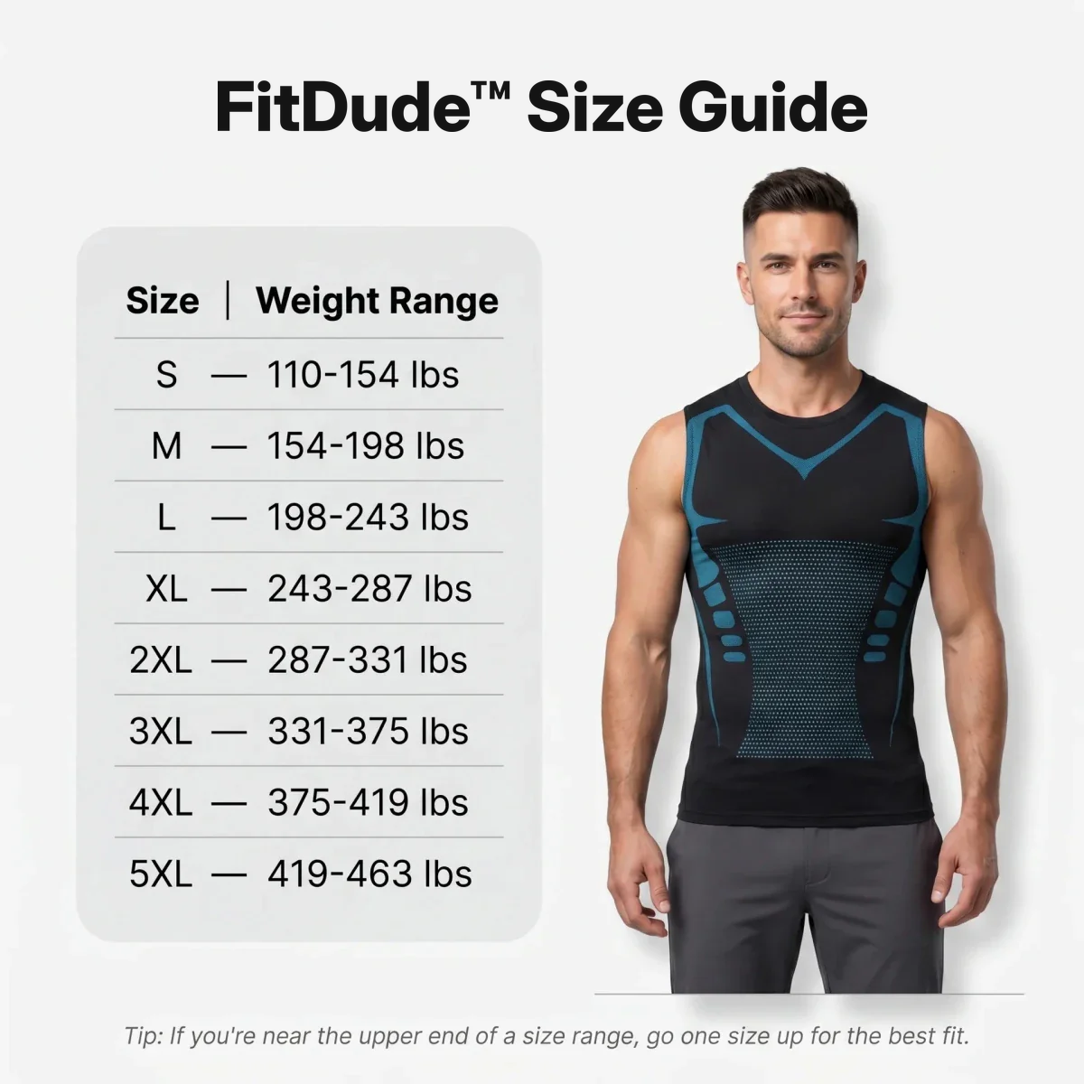 FitDude™ 2.0 — Look 20 Pounds Lighter In 15 Seconds.