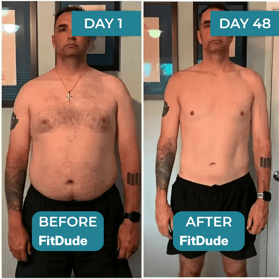 FitDude™ 2.0 — Look 20 Pounds Lighter In 15 Seconds.